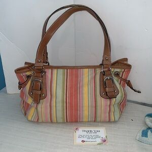 Rare fossil, genuine, classic 1954 canvas bag
